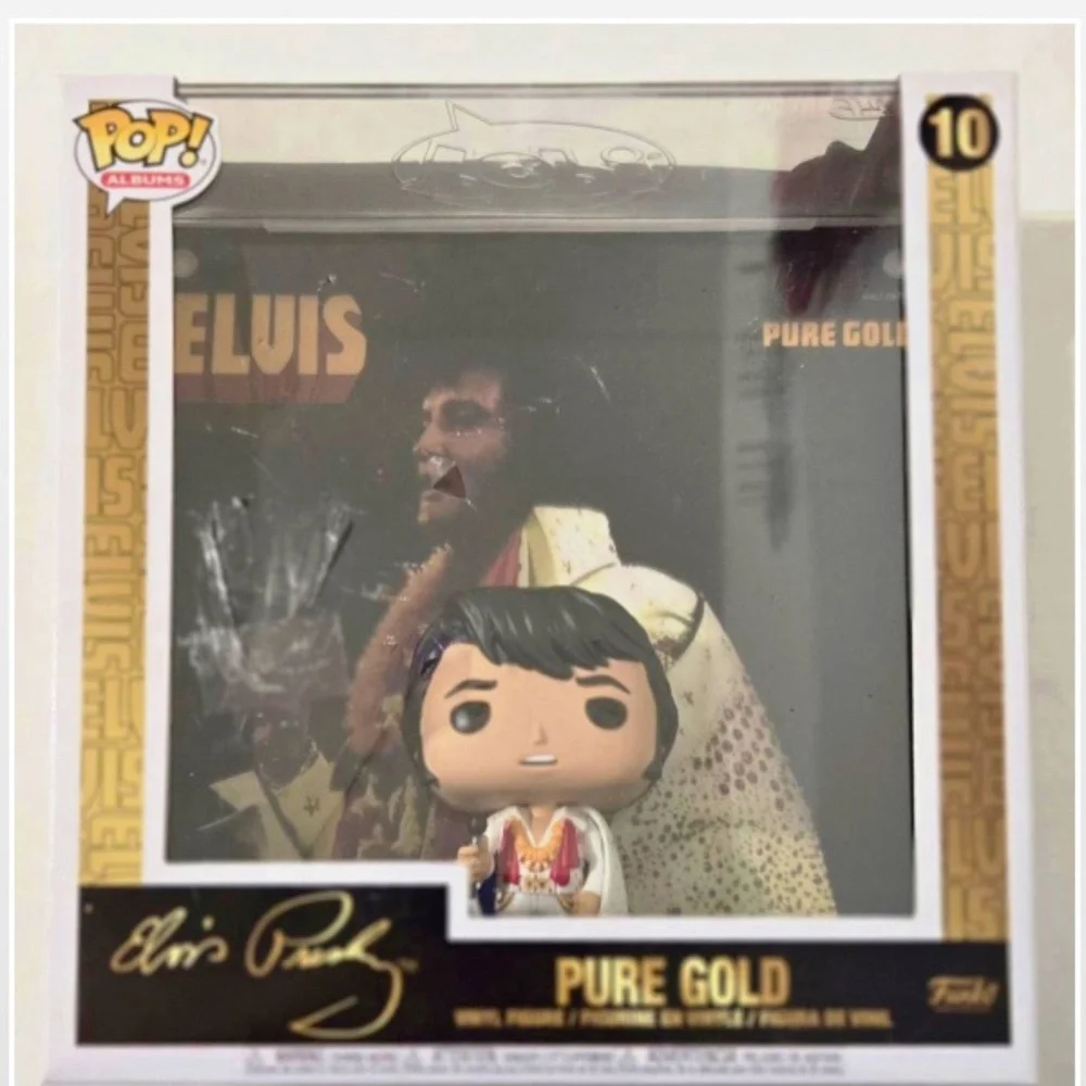 New Funko Pop! Elvis Presly Pure Gold Figure #10 2021